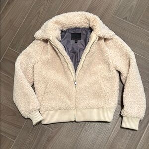 Banana Republic Sherpa Bomber Jacket